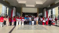 Pj Sekda Provinsi Bengkulu Secara Resmi Tutup Acara Senam  Kreasi Merah Putih